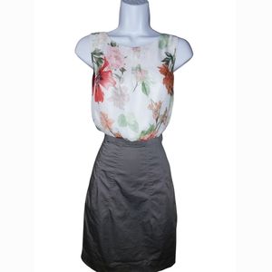 H&M Floral Pencil Skirt Dress